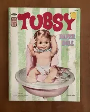 Rare 1968 Whitman Original Tubsy Paper Doll Press Out Cardboard Book Unused