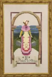 Nora Corbett Cross Stitch Pattern - NC148 Eight Maids A Milking