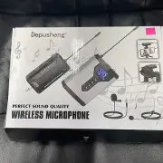 Depusheng Q6 Professional Uhf Wireless Headset Microphone For Recording S12