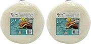[Bosal] Katahdin On-A-Roll Organic Cotton Batting 2-1/4 inches by 50 Yards, Cotton, 2 Pack