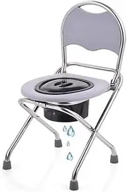 Z&y GLAa Shower Wheelchair Portable Toilet Bedside Commodes Elderly Person Pregnant Woman Handicapped Person Potty Chair Comfortable Durable/Color1/38Cm