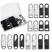 33Pcs Zipper Pull Replacement Repair Kit Slider Pull Tab Universal Fixer Tool