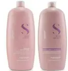 Alfaparf Semi Di Lino Nutritive Shampoo & Leave In Conditioner 1000ml 1L Duo