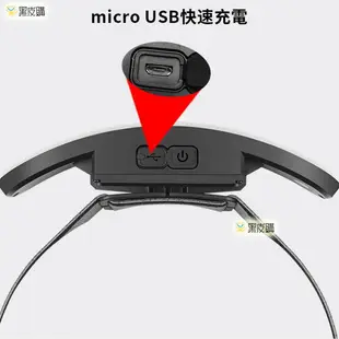 寶貝屋 泛光頭燈 USB充電 紅光警示 頭燈 釣魚頭燈 工作頭燈 工地頭燈 頭燈 防水頭燈 騎行燈 LED頭燈 夜跑