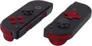 Red Replacement D-pad ABXY Keys SR SL L R ZR ZL Trigger Buttons Springs, Full Set Buttons Fix Kits for Nintendo Switch Joy-Con & Switch OLED Joycon (D-pad ONLY Fits for eXtremeRate Joycon D-pad Shell)