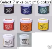 New! Print Gocco Screen INK for Cloth Fabric 100ml / choice 7 jars of 8 colors