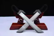 Chinese Wing Chun Martial Arts Kung Fu Butterfly Knife Sword Set Spring Steel