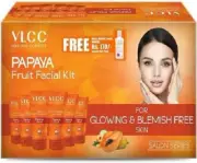 VLCC Papaya Fruit Facial Kit/Glowing Blemish free skin300gm