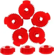 ERINGOGO 8pcs Quick Release Cymbal Nuts for Drums and Easy to Install Quick Assembly Caps Replacement for Broken Drum Fixing Nuts
