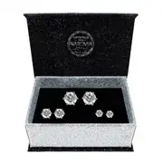 Boxed 3 Pairs Stud Earrings Set Embellished with SWAROVSKI® crystals