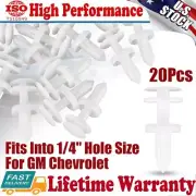 20Pcs Clips Door Panel Retainer Push Type Pin Nut Holder For GMC Chevy C/K 1500 (for: Chevrolet)