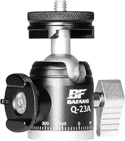 Ball Head Tripod Head, 360° Swivel Base, 23 mm Tripod Head with 1/4 Inch Screw for Tripod, Monopod, DSLR Camera