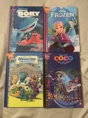 4 Disney Pixar Movie Based Books- Dory - MONSTERS UNIVERSITY - COCO - Frozen