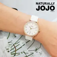 在飛比找momo購物網優惠-【NATURALLY JOJO】仙女美學晶鑽陶瓷腕錶-白x玫