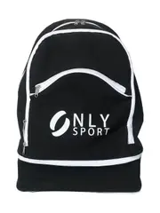 Backpack with Shoe Compartment - Black Bag - Only Sport