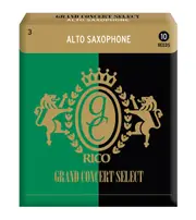 Rico Grand Concert Select Alto Sax Reeds, Strength 3.0, 10-pack