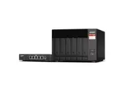 QNAP 6-BAY NAS UNMANAGED SWITCH AMD RYZEN V1000 SERIES V1500B 4C/8T