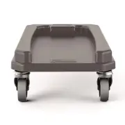 Suncast Commercial TCNDOLLY 11.88" x 20.78" x 6.18" Trash Can Dolly - Gray New