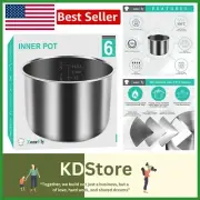 6Qt Stainless Steel Inner Pot for Power Cooker XL - Durable & Dishwasher Safe