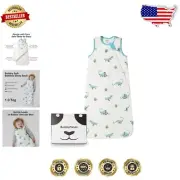Comfortable Toddler Sleeping Sack 0-6M, Breathable Bamboo Fabric - Cartoon Print