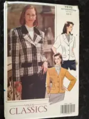 Vogue Sewing Pattern 7870 Ladies / Misses Jacket Size 12-16 Uncut