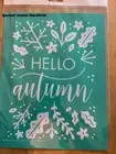 Hello Autumn NEW Chalk Couture Transfer RETIRED Stencil 8.5"x11"