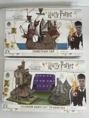 Harry Potter Durmstrang Ship & The Burrow, Hagrid’s Hut, Knight Bus 3D Puzzle