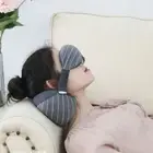 Portable Travel Pillow Office Napping Sleeping Pillow Eye Mask Neck Pillow