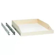 Slide-A-Shelf Cabinet 4"x 20" x 23.5" Wide Pull Out Full Extension Wood Front