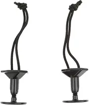 FITYLE 1 Pair of Leash Plugs with Cord String Bodyboard Surfboard Surfing Board BLK