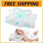 Ergonomic King Size Cervical Pillow - Contour Memory Foam for Optimal Support