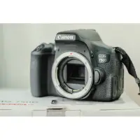 在飛比找蝦皮購物優惠-「二手中古相機」 佳能Canon750d 單眼單機身 附電池