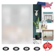 Frosted Window Privacy Film - 55.1x393.7 Inch Static Cling UV Blocking Decor