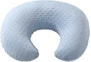 Baby Nursing Pillow Cover, Nursing Pillow Slipcovers for Breastfeeding Moms, Ultra-Soft Fit Standard Infant Nursing Pillows for Infant Newborn Baby Boy Girl (Blue)