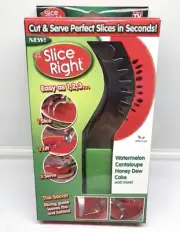 AS SEEN ON TV Slice Cut Serve Cake Melon Watermelon knife Slicer White Elephant