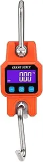 [JAJAJ] Industrial Digital Crane Scale 300kg Digital Hanging Scale, Rechargeable Portable Heavy Duty Crane Scale, Stainless Steel Hook Scale, Weight Balance Luggage Scale for Farm,Livestock,Factory,Constructi