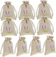 JECOMPRIS 10Pcs Lavender Sachet Bags Multi Functional Drawstring Pouches for Fragrance Flower Storage Lightweight Bags for and Item Organization
