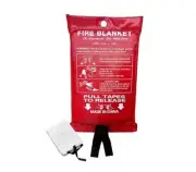 Emergency Fire Blanket - 1 Pack - Fire Suppression Blanket for Kitchen, 40” x