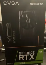 EVGA GeForce RTX 3080 12GB GDDR6 XC3 ULTRA Hybrid Graphics Card (12G-P5-4868-KL)