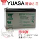 【湯淺】YUASA REW45-12鉛酸電池12V45W POS系統機器 替代12V9AH NP7-12(UPS 不斷電系統)