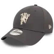 New Era 39Thirty Stretch Cap - Manchester United charcoal L/XL