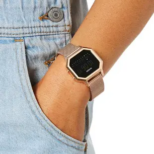 NIXON SIREN 米蘭帶 可調式錶帶 方形電子錶 黑 金 玫瑰金 鋼錶帶 手錶 男錶 女錶 A1272