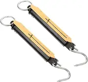 [Abaodam] 2pcs Portable Hand Spring Weighing Scale Accurate Outdoor Hanging Scale for Produce Luggage Body Weight