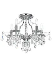 Crystorama Cedar 5-Light Ceiling Mount