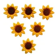 Fall Sunflowers - Shelly's Buttons - Flat Back Embellishments Craft Sewing Scrap