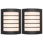 Brilliant Charcoal Gladstone Grilled Twin Bunker Light