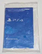 Sony PS4 Playstation 4 Quick Start Guide Owner Manual BRAND NEW IN SEALED BAG