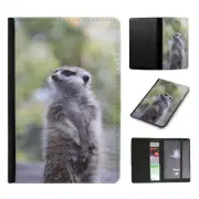 PASSPORT ITINERARY ORGANIZER|CUTE MEERKAT MONGOOSE ANIMAL #15