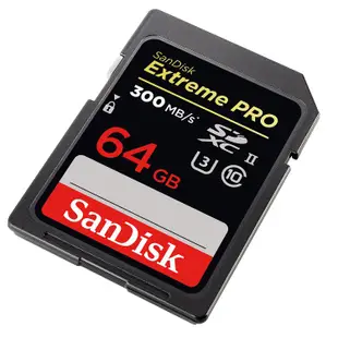 SanDisk 64G SD Extreme Pro 300MB SDXC UHS-IISD V90 8K 相機記憶卡