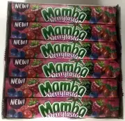 Mamba Berry Tasty Fruit Chews Box 24 Bars Candy Assorted Bulk Candies Fruits